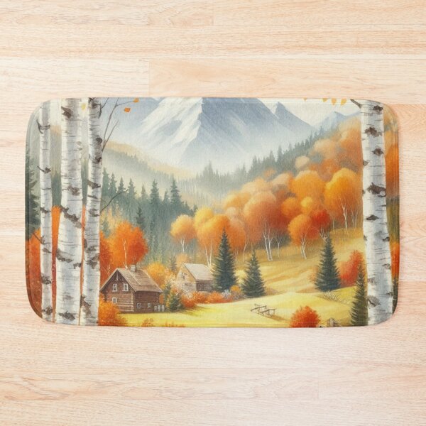 Item preview, Mountain Autumn Scene designed and sold by LyssasMindArt.