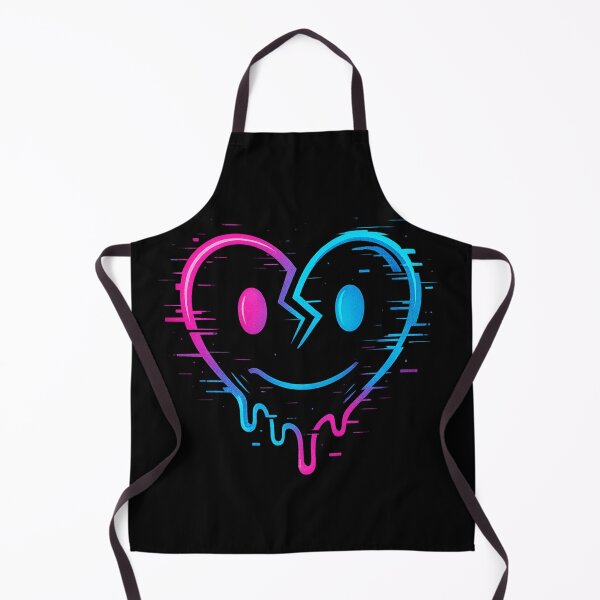 Artikelvorschau, „Glitch Heart – Neon gebrochene Liebe“ entworfen und verkauft von DailyVibesCo.