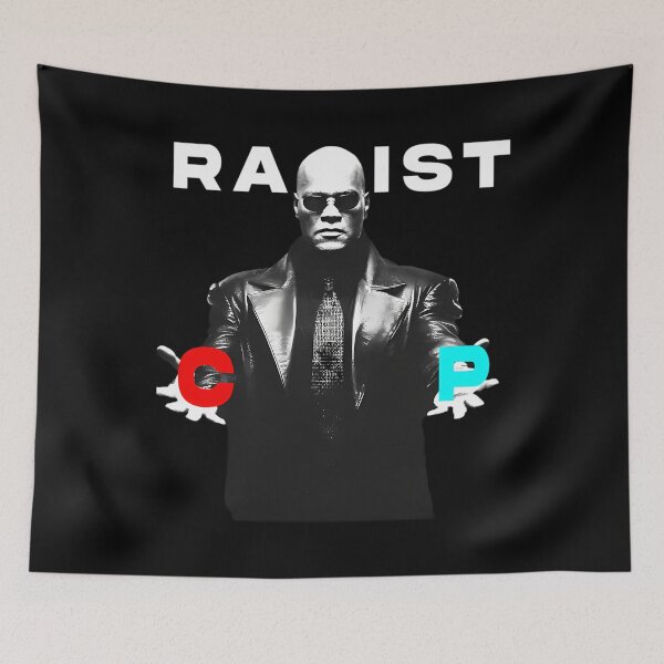 Item preview, R.A.C.I.S.T Unisex Red Or Blue P.I.L.L Morpheus Meme designed and sold by pratsbsfl.