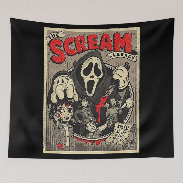 Item preview, Funny Movie Halloween Horror Vintage Scray designed and sold by EerieGagnon.
