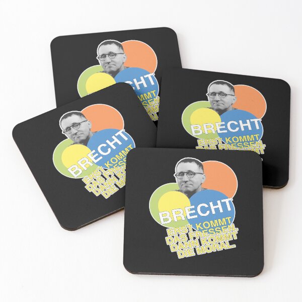 Item preview, Bertolt-Brecht-Quote-Morality designed and sold by LinneaVanhor.