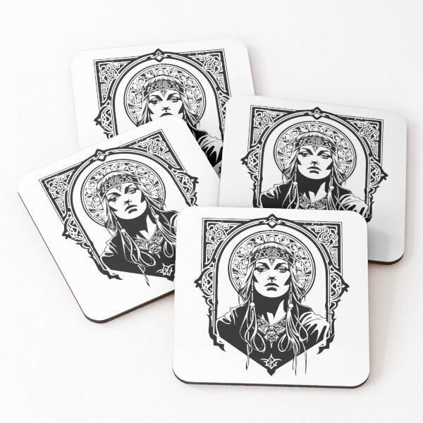 Item preview, Ériu – Celtic Goddess Silhouette Design designed and sold by CelticSoulShop.
