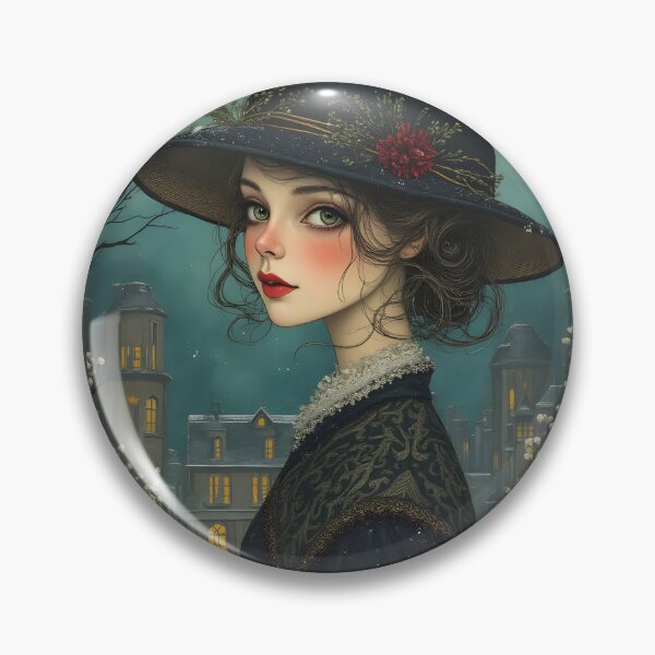 Item preview, Edwardian - Snowdrops  designed and sold by Babylonia @ CəRyn Lab AI .