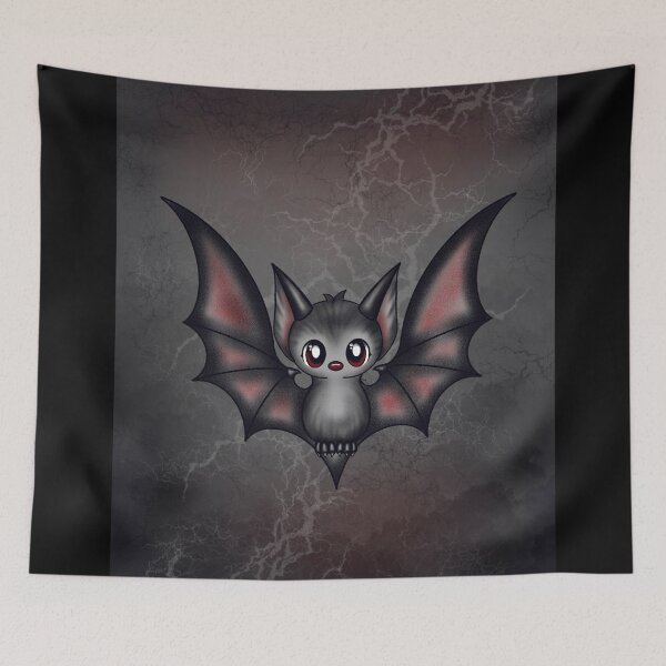 Item preview, dark cute Vampire Bat designed and sold by Pezi-Creation.