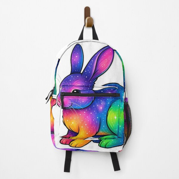 Item preview, Galaxy Rabbit with Rainbow Glow | Cute Cosmic Bunny designed and sold by Gallery-yuuna .