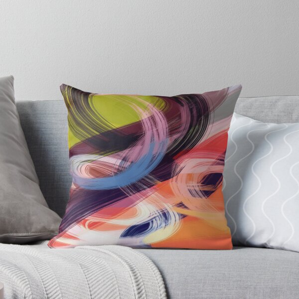 Item preview, Brushstroke Abstract - Colorful Swirls designed and sold by Mixture-Designs.