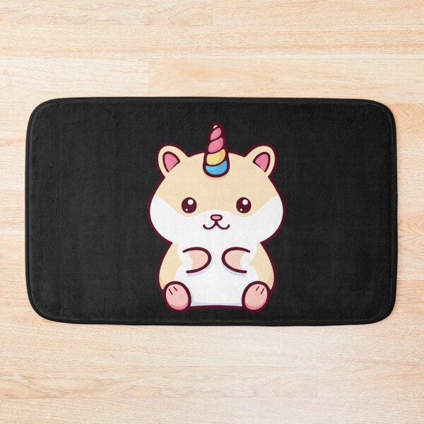 Item preview, Unicorn Hamster – Cute Kawaii Chibi Hamster with Unicorn Horn | Funny Minimalist Premium Design designed and sold by ColorSplash123.