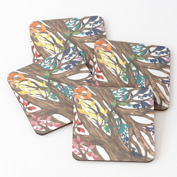 Item preview, Rainbow Leaves designed and sold by Tiltybird.