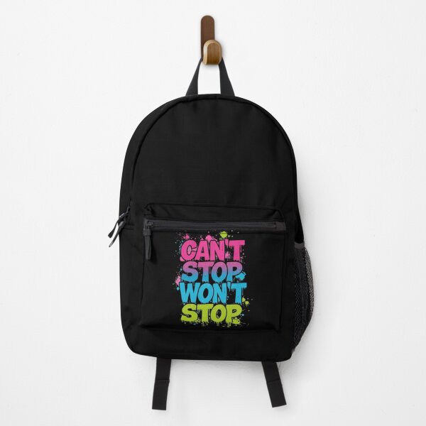 Item preview, Can’t Stop Won’t Stop Neon Graffiti Motivational Street Art T-Shirt designed and sold by FestivityFinds.
