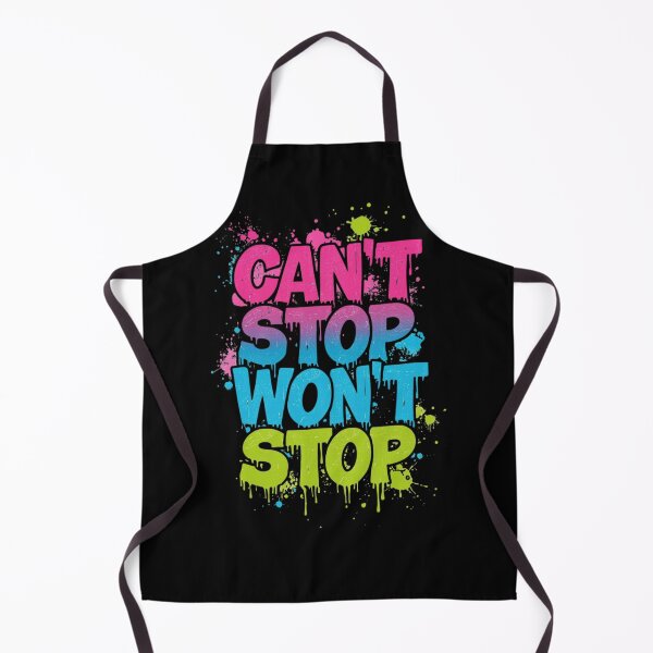 Item preview, Can’t Stop Won’t Stop Neon Graffiti Motivational Street Art T-Shirt designed and sold by FestivityFinds.