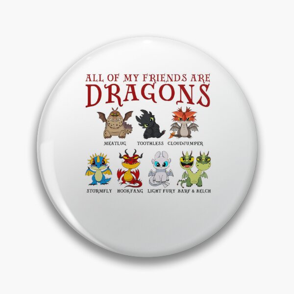 Item preview, All My Friends Are Dragons designed and sold by ChicArtWhitfie.