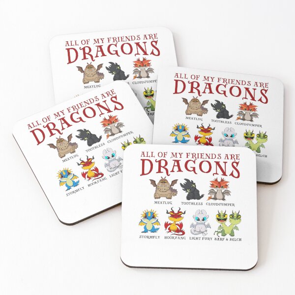 Item preview, All My Friends Are Dragons designed and sold by ChicArtWhitfie.