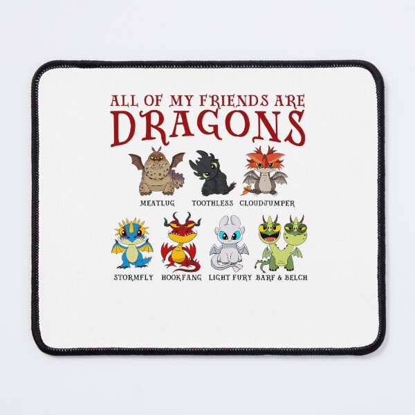 Item preview, All My Friends Are Dragons designed and sold by ChicArtWhitfie.