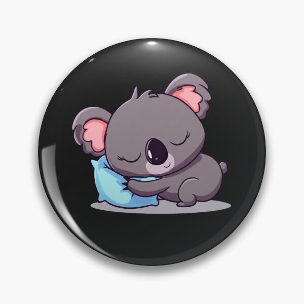 Item preview, Sleepy Koala – Cute Kawaii Koala Sleeping on Pillow | Funny Minimalist Premium Design designed and sold by ColorSplash123.