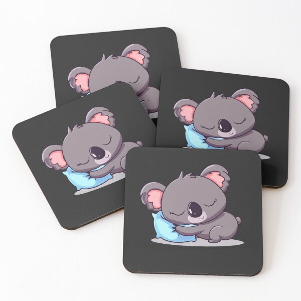 Item preview, Sleepy Koala – Cute Kawaii Koala Sleeping on Pillow | Funny Minimalist Premium Design designed and sold by ColorSplash123.
