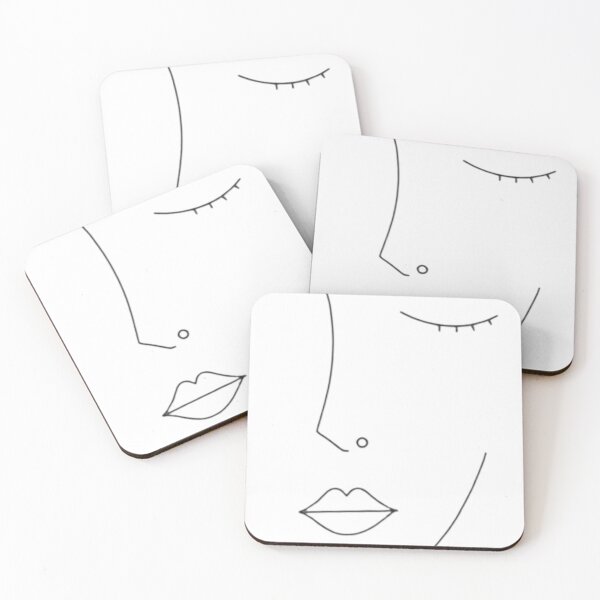 Item preview, Minimalist Abstract Line Art Face designed and sold by 1TruthMatrix.