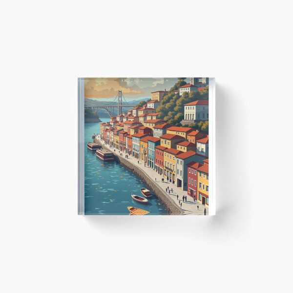 Item preview, Porto Travel Poster, Perfect Gift for Travel Enthusiasts, Vintage Style Wall Art, Portugal art for home decor, Porto print. Sticker designed and sold by Thegalleryshop1.