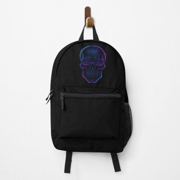 Item preview, “Neon Cyber Skull – Futuristic Glitch Art” designed and sold by DailyVibesCo.
