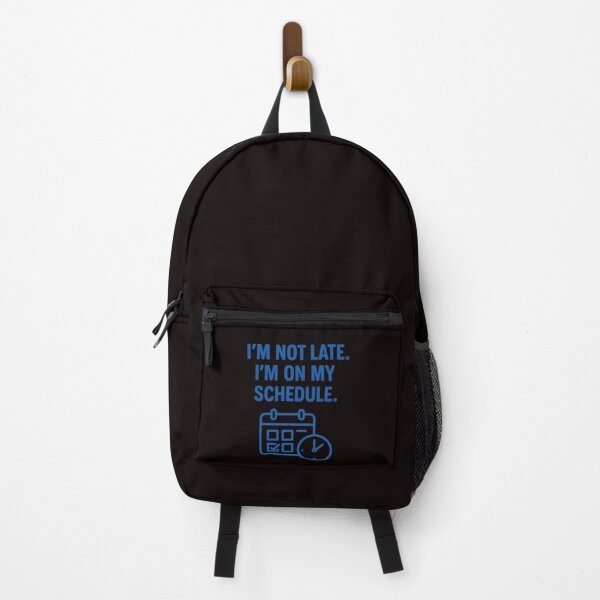 Item preview, I’m Not Late – I’m On My Schedule | Minimalist T-Shirt Design designed and sold by Tadeusz1.