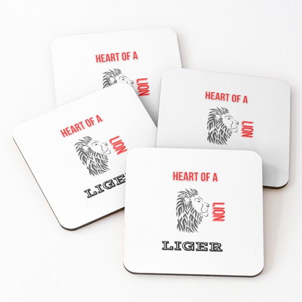 Item preview, LIGER HEART OF A LION RED designed and sold by MartinDesign87.