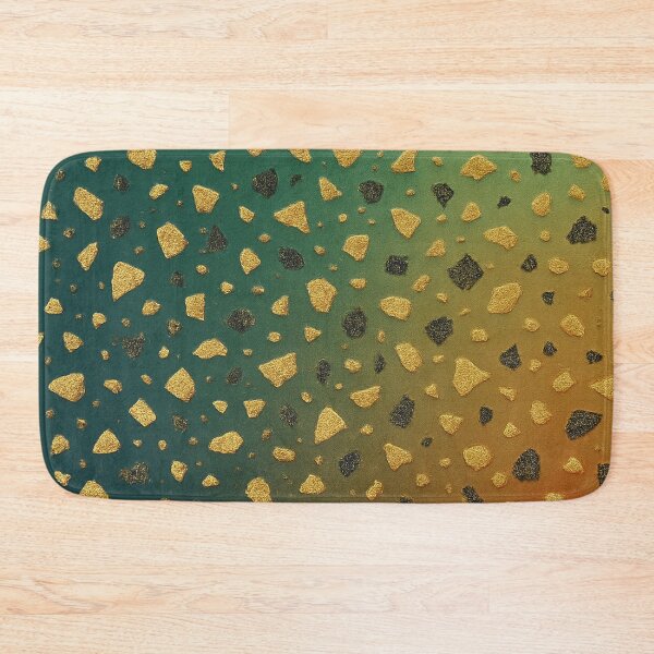 Item preview, Golden Terrazzo Marble Pattern designed and sold by mindmadecrafts.