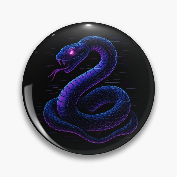 Item preview, “Neon Serpent – Cyberpunk Snake Glitch” designed and sold by DailyVibesCo.