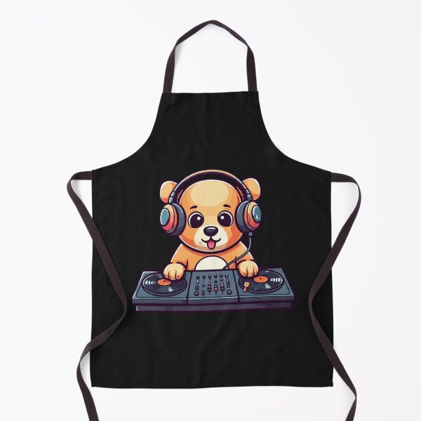 Item preview, DJ Dog – Funny Kawaii Chibi Dog DJ with Headphones | Minimalist Premium Viral Design designed and sold by ColorSplash123.