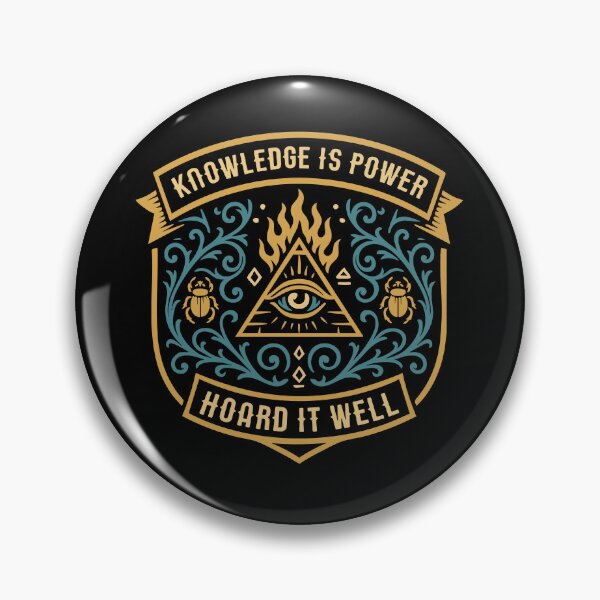 Item preview, Knowledge is Power Hoard it Well Funny Wargaming designed and sold by pixeptional.