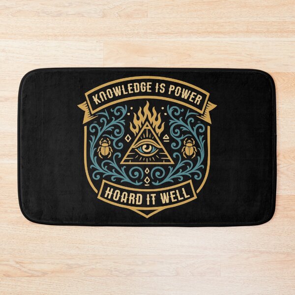 Item preview, Knowledge is Power Hoard it Well Funny Wargaming designed and sold by pixeptional.