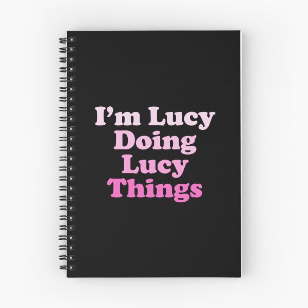 Aperçu de l'œuvre Je suis Lucy, je fais des choses Lucy - Nom personnalisé drôle et mignon de Lucy créée et vendue par zeviwanty.