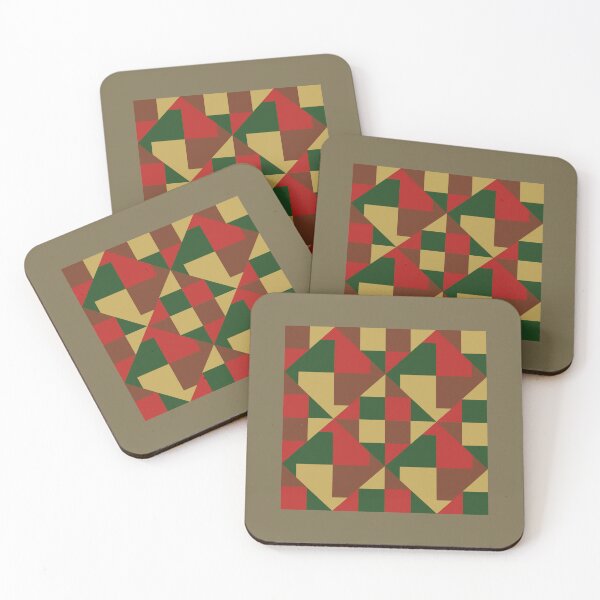 Item preview, Festive Geometric Quilt designed and sold by Ikattyg.