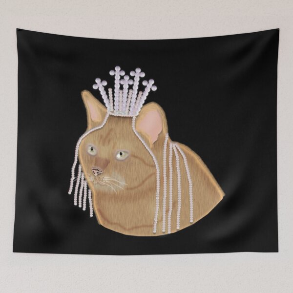 Item preview, Crowned Ginger Cat  designed and sold by Veronica Padilla.