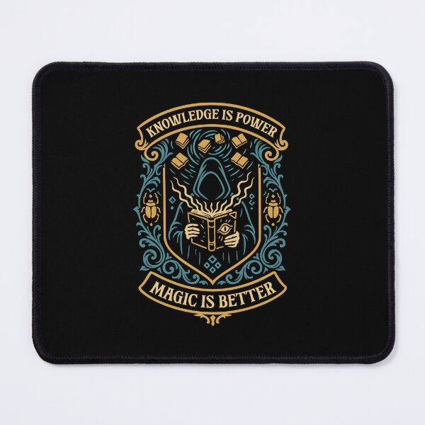 Item preview, Knowledge is Power Magic is Better Funny Wargaming designed and sold by pixeptional.