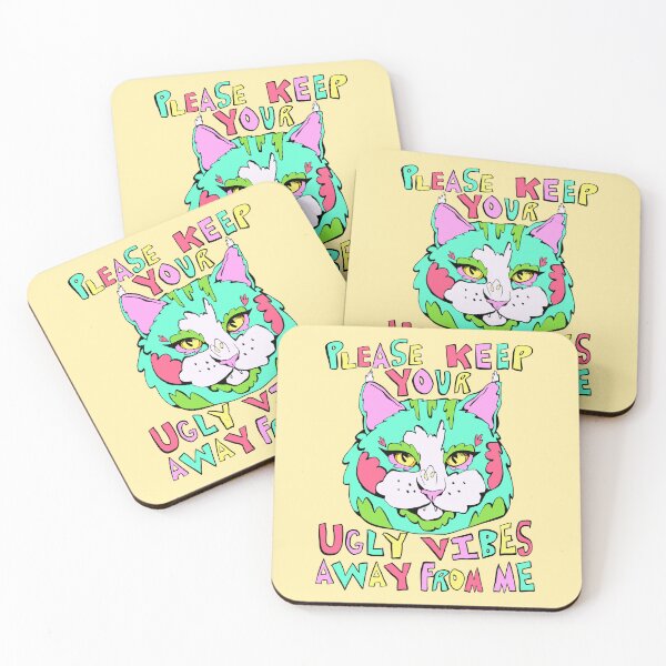 Item preview, please keep your ugly vibes away from me designed and sold by crestfallenmermaid.