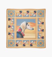 Saluki Jägerin Tuch