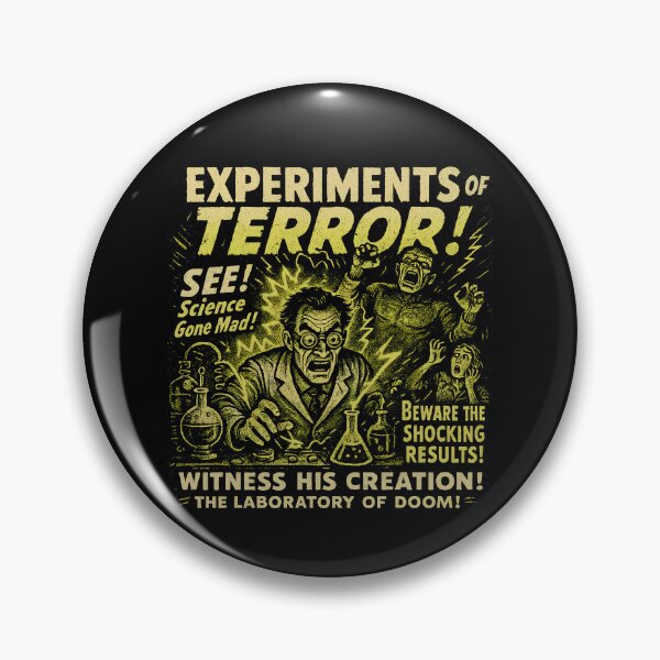 Item preview, Experiments Of Terror Lab Movie Poster Vintage Halloween Gear designed and sold by DynamicDesign.