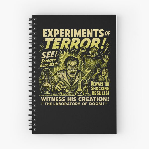 Item preview, Experiments Of Terror Lab Movie Poster Vintage Halloween Gear designed and sold by DynamicDesign.