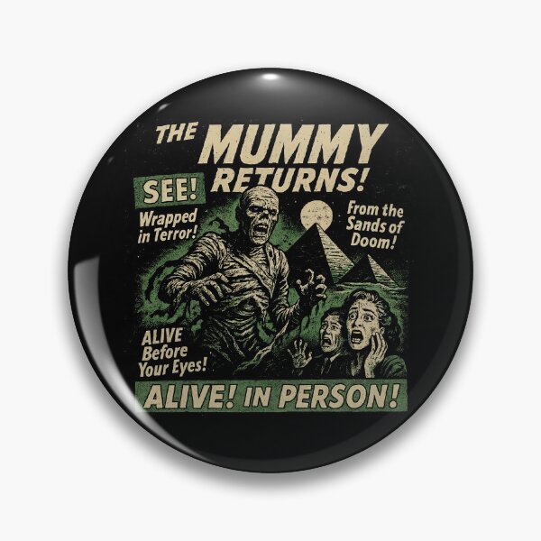 Item preview, The Mummy Returns Movie Poster Vintage Halloween Gear designed and sold by DynamicDesign.