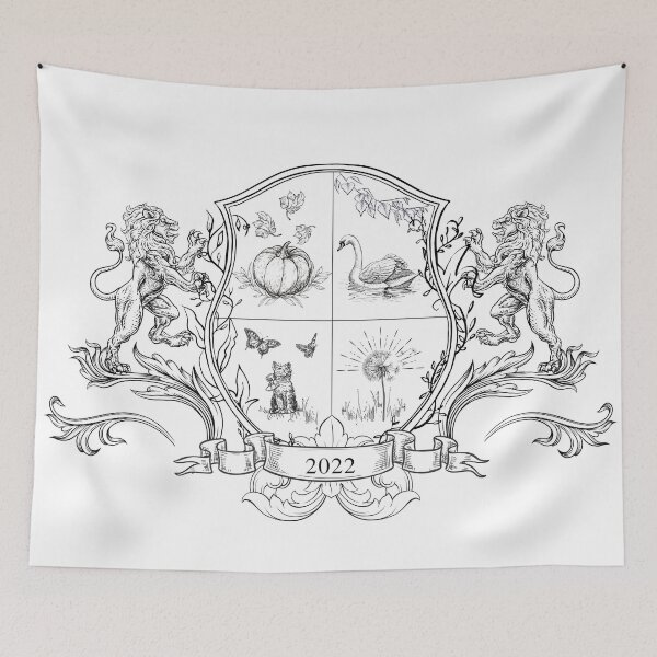 Item preview, Theta Frat Emblem black designed and sold by Catttmango.