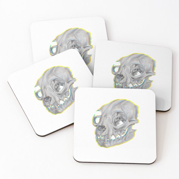 Item preview, Bobcat Skull - Chromatic designed and sold by whitneysart.