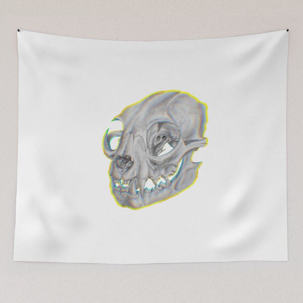Item preview, Bobcat Skull - Chromatic designed and sold by whitneysart.