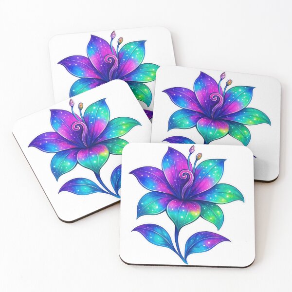 Item preview, Fantasy Galaxy Flower | Cosmic Bloom Design designed and sold by Gallery-yuuna .