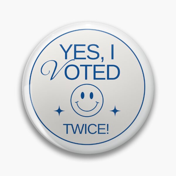 Item preview, Yes, I voted... Twice! designed and sold by SprayPaintz.