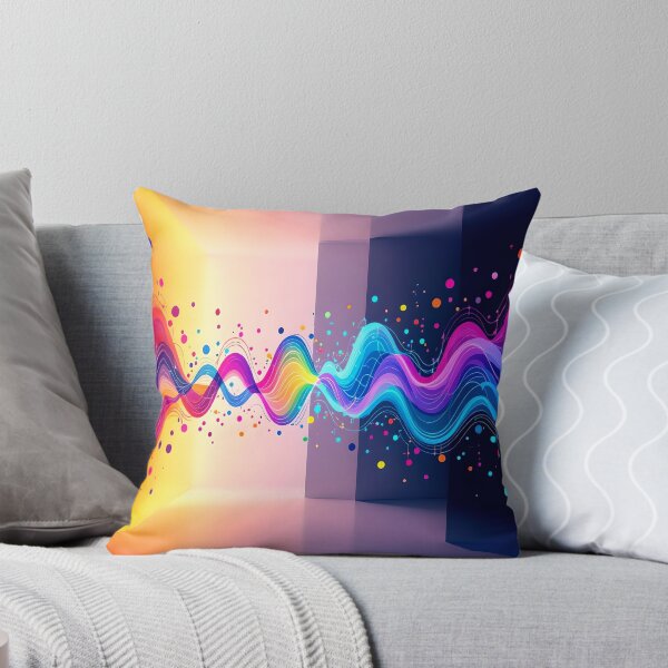 Item preview, sound waves in motion abstract art design designed and sold by SmashingDeals.