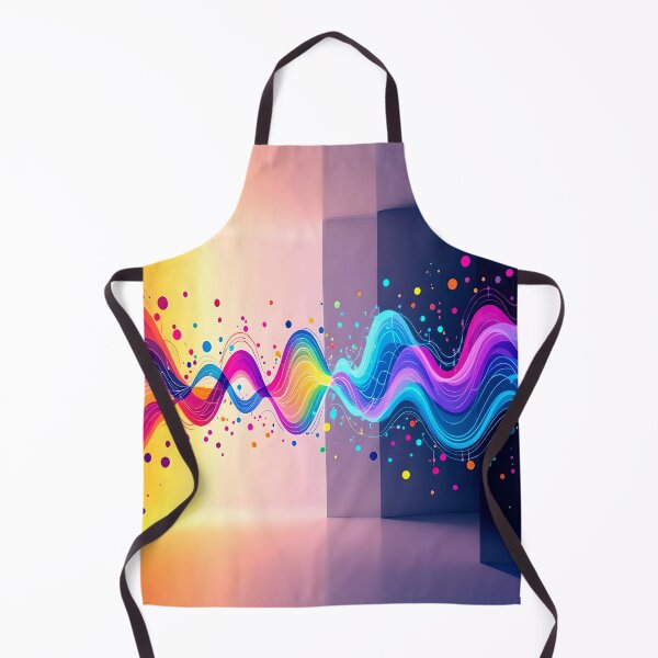 Item preview, sound waves in motion abstract art design designed and sold by SmashingDeals.