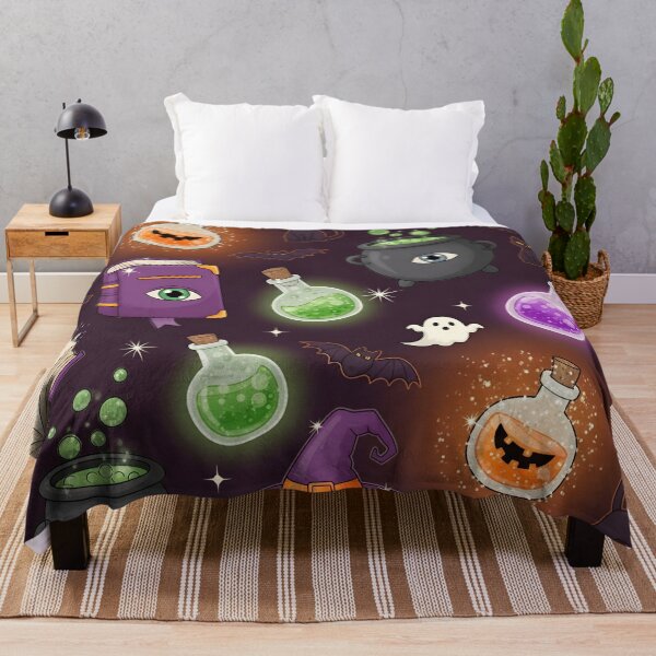Item preview, Halloween Magical Print - Cute Potions and Spells designed and sold by EsenciaZen.