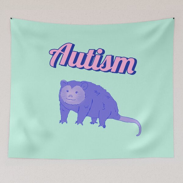 Item preview, Friendly Autism Possum designed and sold by JadeArmadillo.