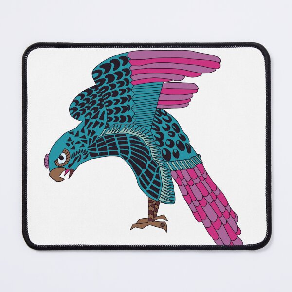 Item preview, Korean Folk Eagle – Traditional Minhwa Bird Illustration designed and sold by Yoma-iknow.