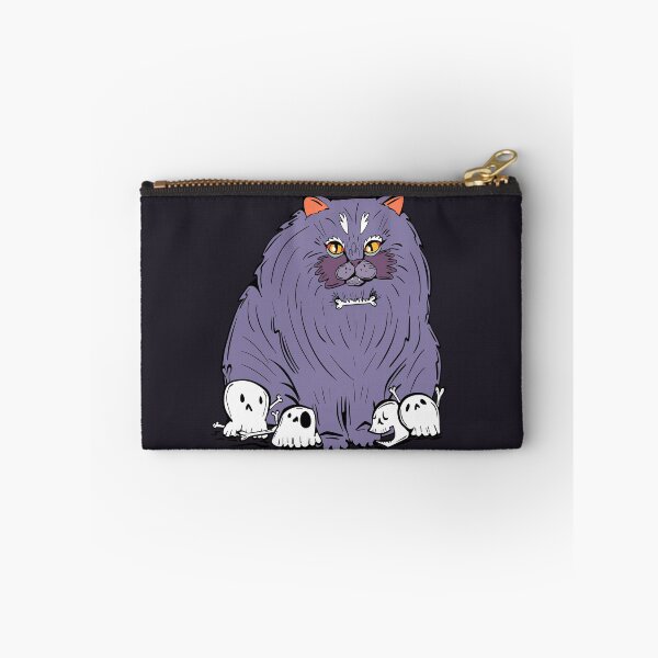 Item preview, bone daddy chonky cat - spooky halloween cat with skulls designed and sold by crestfallenmermaid.