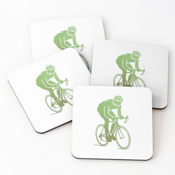 Item preview, Cyclist_Speed on the Track_Green paint designed and sold by Aariq.